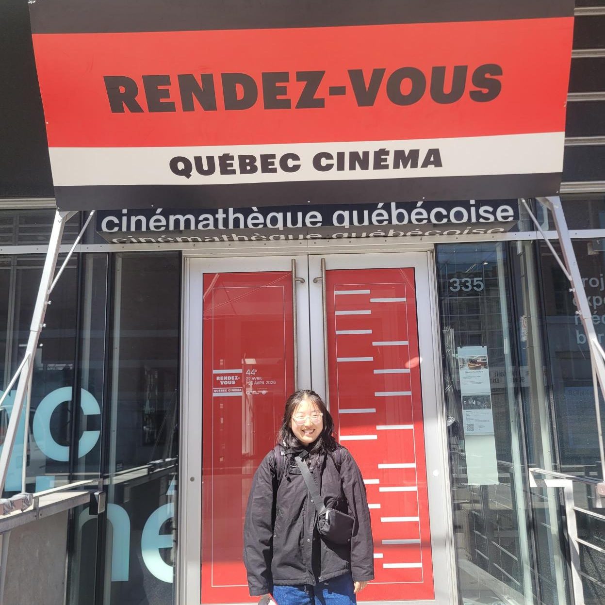 Lisa Shin at the Rendez-Vous Québec Cinéma film festival at the cinémathèque québécoise. 